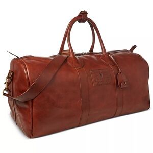 Polo by ralph lauren heritage leather duffel bag bag
